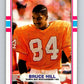 1989 Topps #332 Bruce Hill RC Rookie Buccaneers NFL Football Image 1