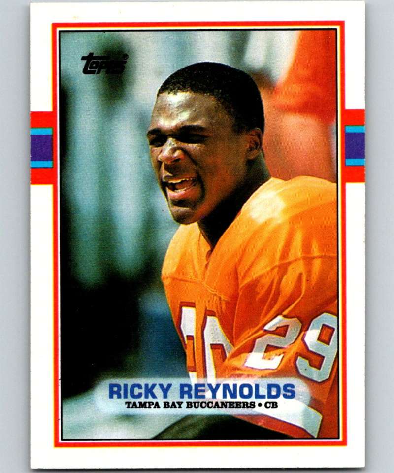 1989 Topps #334 Ricky Reynolds Buccaneers NFL Football Image 1
