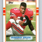 1989 Topps #337 Aundray Bruce RC Rookie Falcons NFL Football Image 1