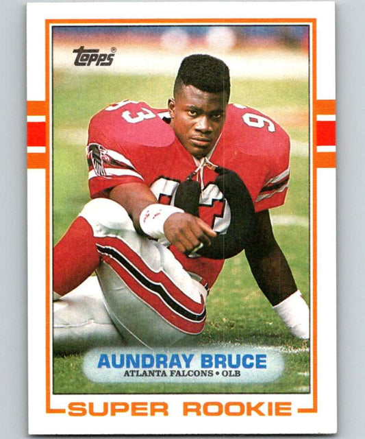 1989 Topps #337 Aundray Bruce RC Rookie Falcons NFL Football Image 1