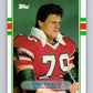 1989 Topps #347 Bill Fralic Falcons NFL Football Image 1