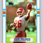 1989 Topps #357 Paul Palmer Chiefs NFL Football Image 1