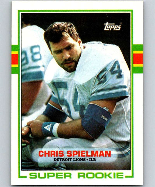 1989 Topps #361 Chris Spielman RC Rookie Lions NFL Football