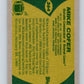1989 Topps #364 Mike Cofer Lions NFL Football Image 2