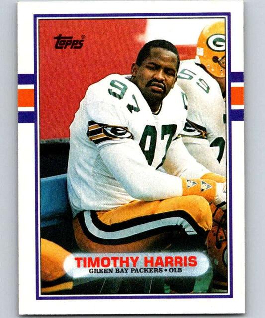 1989 Topps #374 Tim Harris Packers NFL Football Image 1