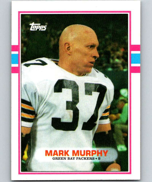 1989 Topps #376 Mark Murphy Packers NFL Football Image 1