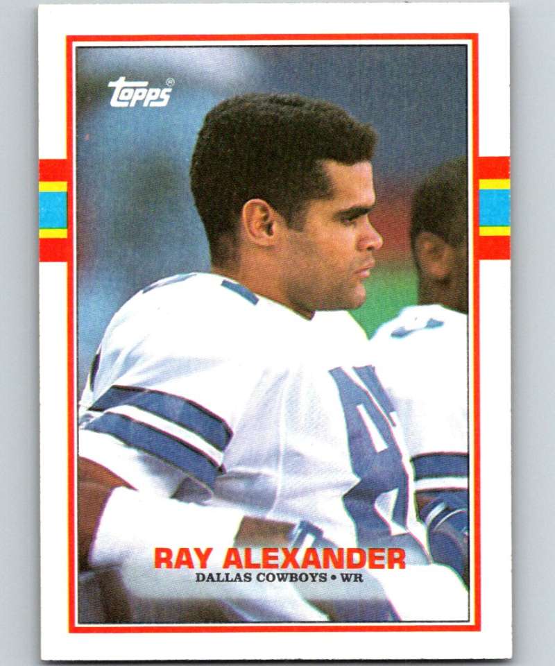 1989 Topps #391 Ray Alexander Cowboys NFL Football Image 1