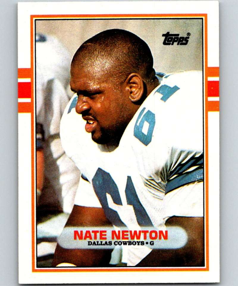1989 Topps #392 Nate Newton RC Rookie Cowboys NFL Football