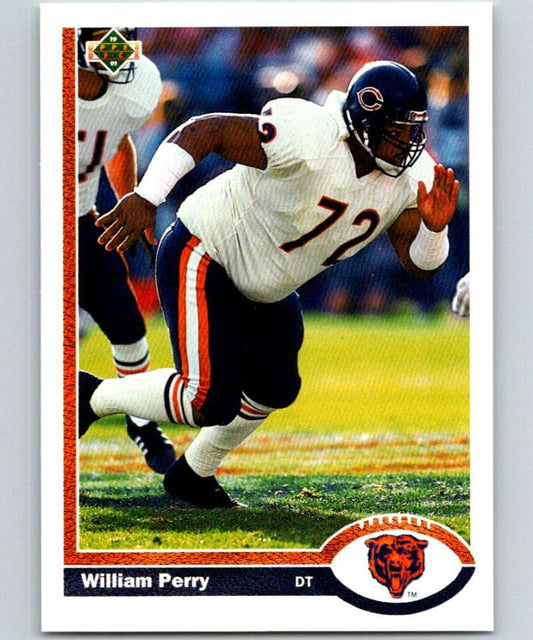 1991 Upper Deck #45 William Perry Bears NFL Football