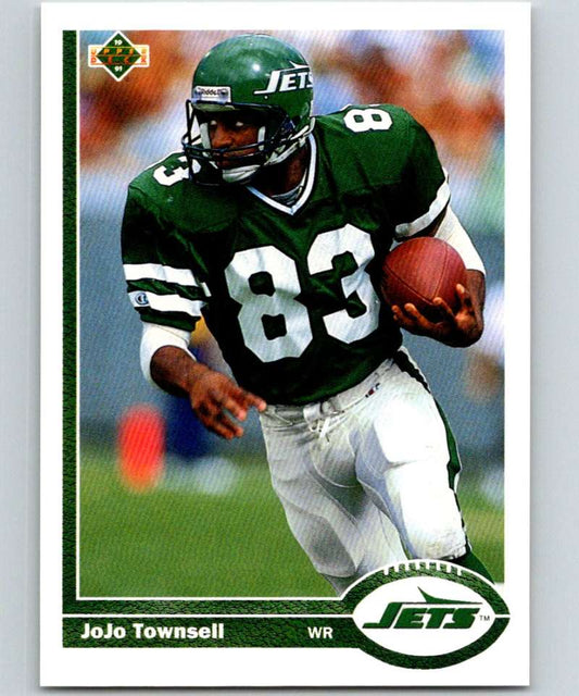 1991 Upper Deck #50 Jo Jo Townsell NY Jets NFL Football Image 1