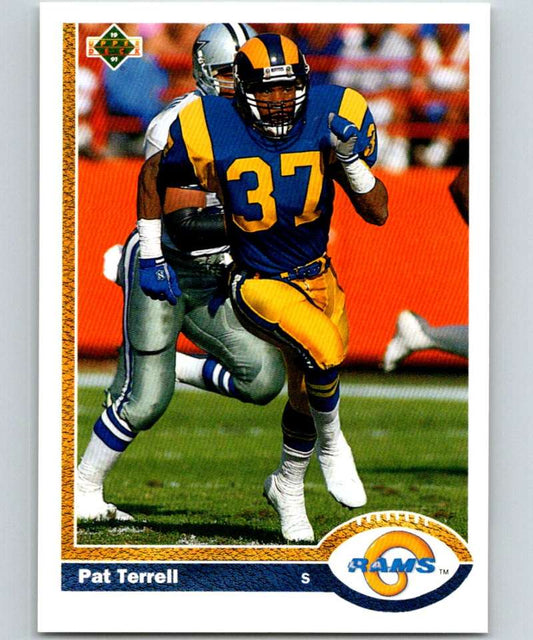 1991 Upper Deck #53 Pat Terrell LA Rams NFL Football Image 1