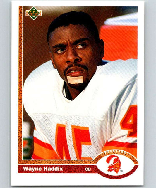 1991 Upper Deck #60 Wayne Haddix Buccaneers NFL Football Image 1