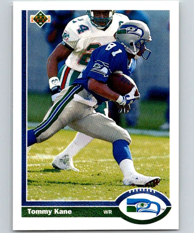 1991 Upper Deck #61 Tommy Kane Seahawks NFL Football Image 1