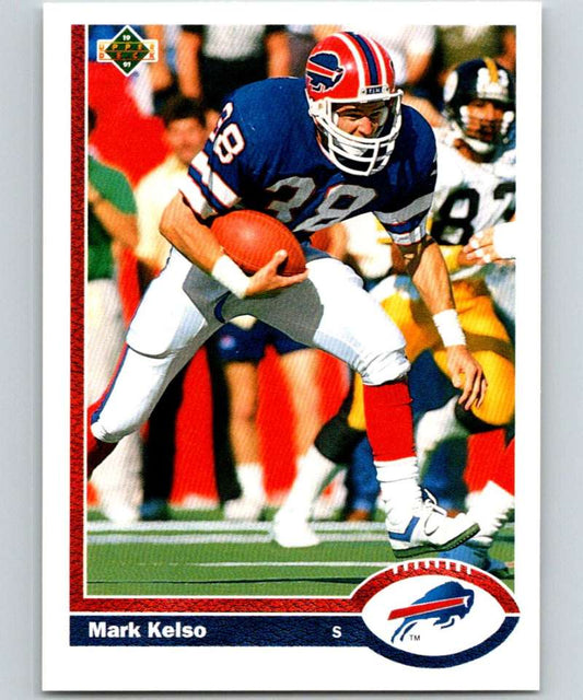1991 Upper Deck #71 Mark Kelso Bills NFL Football Image 1
