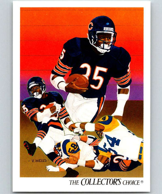 1991 Upper Deck #72 Neal Anderson Bears TC NFL Football Image 1