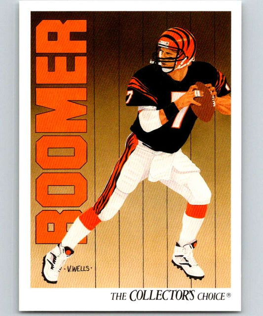 1991 Upper Deck #73 Boomer Esiason Bengals TC NFL Football Image 1