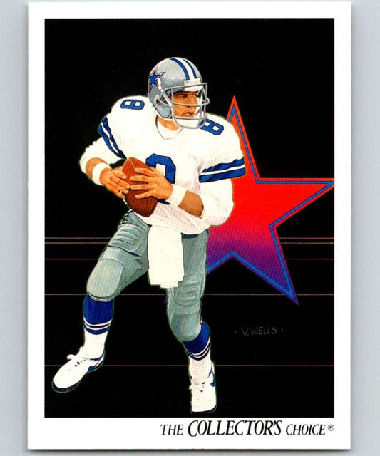 1991 Upper Deck #82 Troy Aikman Cowboys TC NFL Football Image 1