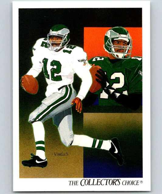 1991 Upper Deck #84 Randall Cunningham Eagles TC NFL Football Image 1