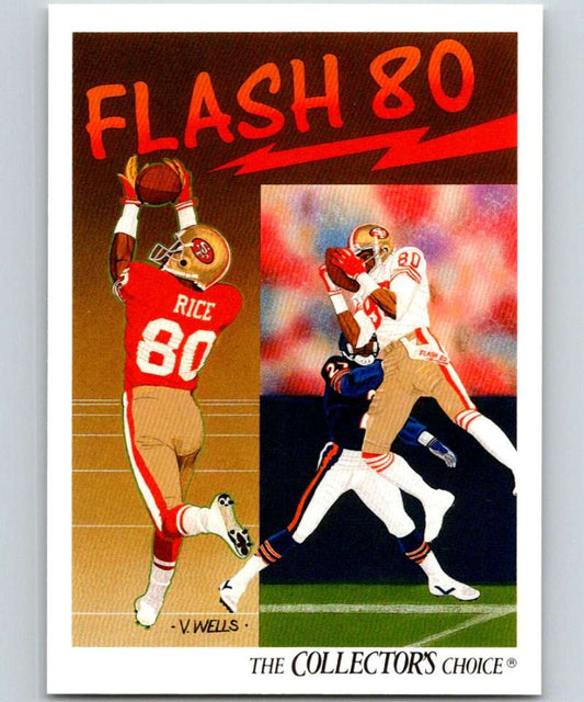 1991 Upper Deck #86 Jerry Rice 49ers TC NFL Football Image 1