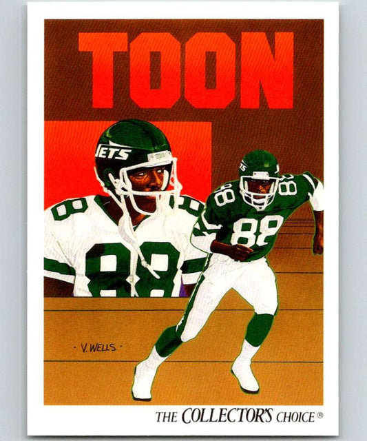 1991 Upper Deck #88 Al Toon NY Jets TC NFL Football Image 1
