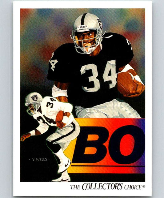 1991 Upper Deck #93 Bo Jackson LA Raiders TC NFL Football