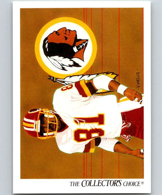 1991 Upper Deck #95 Art Monk Redskins TC NFL Football Image 1