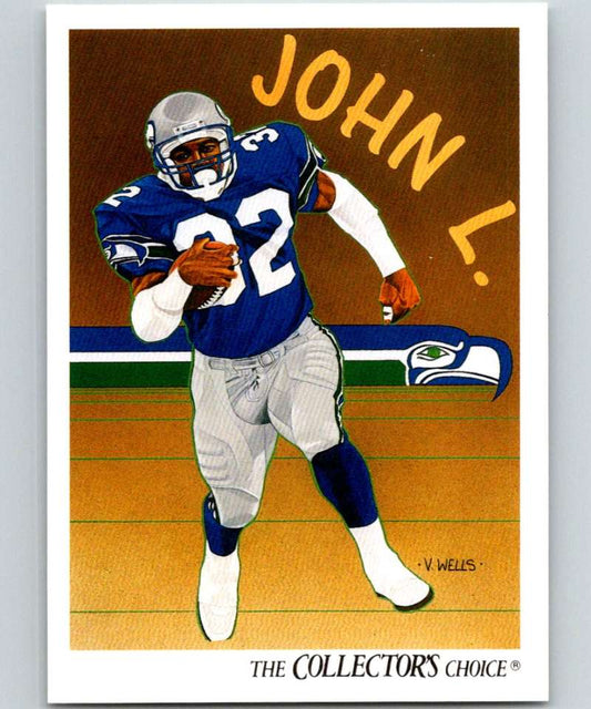 1991 Upper Deck #97 John Williams Seahawks TC NFL Football Image 1