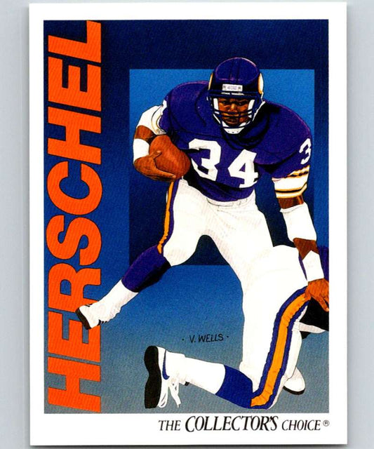 1991 Upper Deck #99 Herschel Walker Vikings TC NFL Football Image 1