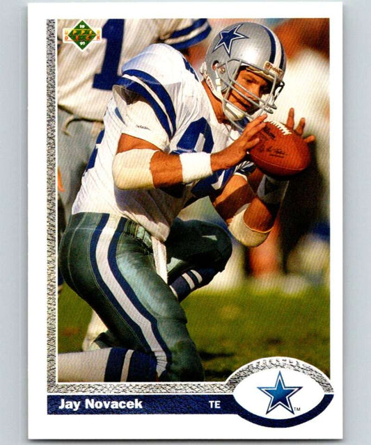 1991 Upper Deck #109 Jay Novacek Cowboys NFL Football Image 1