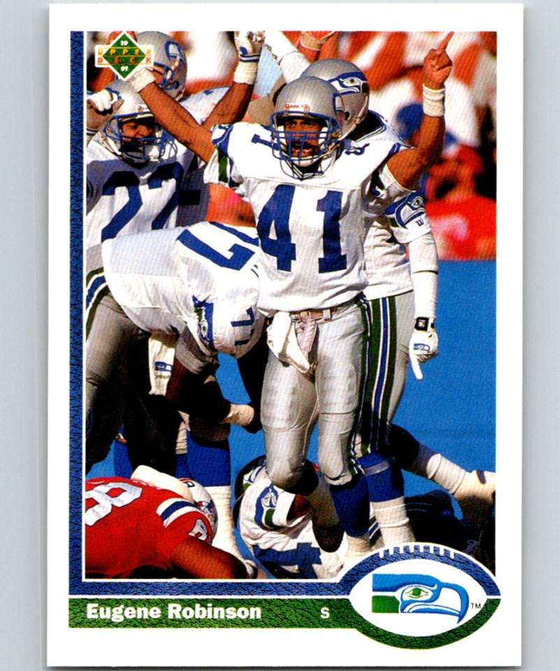1991 Upper Deck #120 Eugene Robinson Seahawks NFL Football Image 1