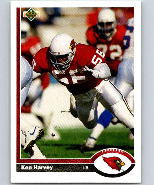 1991 Upper Deck #135 Ken Harvey Cardinals NFL Football Image 1