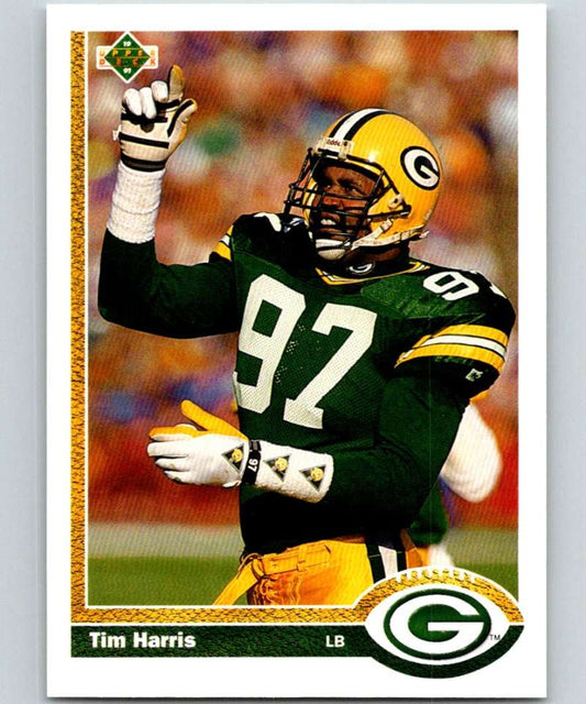 1991 Upper Deck #138 Tim Harris Packers NFL Football Image 1