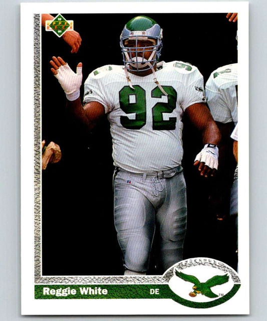 1991 Upper Deck #148 Reggie White Eagles NFL Football Image 1