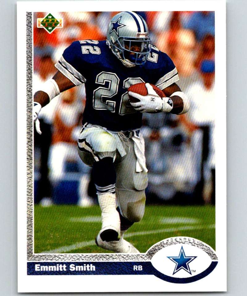 1991 Upper Deck #172 Emmitt Smith Cowboys NFL Football Image 1