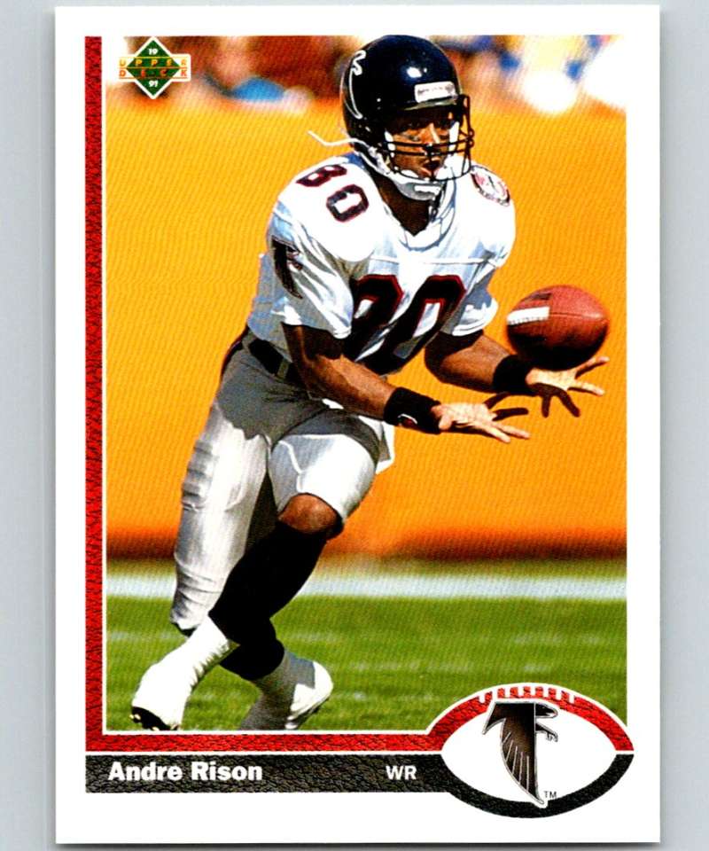 1991 Upper Deck #173 Andre Rison Falcons NFL Football Image 1