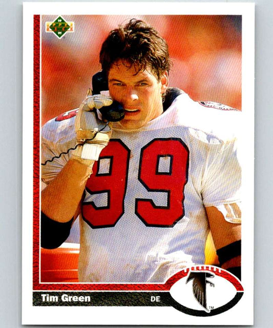 1991 Upper Deck #195 Tim Green Falcons NFL Football