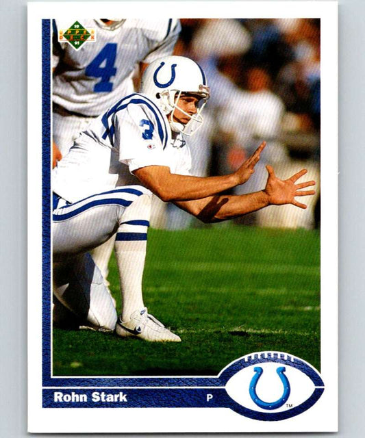 1991 Upper Deck #197 Rohn Stark Colts NFL Football Image 1