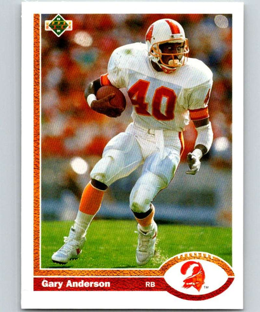 1991 Upper Deck #204 Gary Anderson Buccaneers NFL Football Image 1