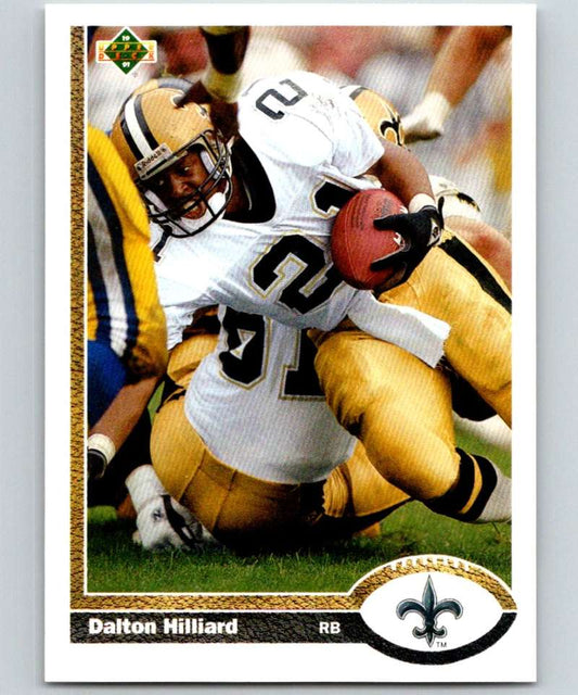 1991 Upper Deck #210 Dalton Hilliard Saints NFL Football Image 1