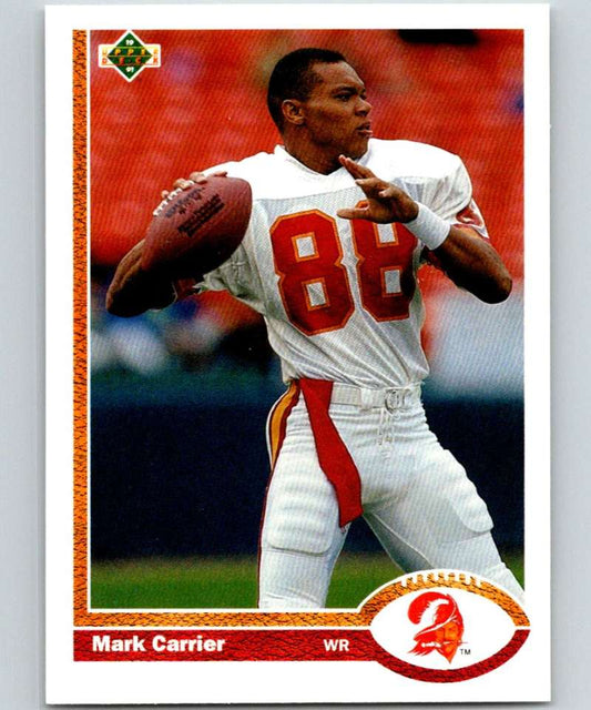 1991 Upper Deck #231 Mark Carrier Buccaneers NFL Football Image 1