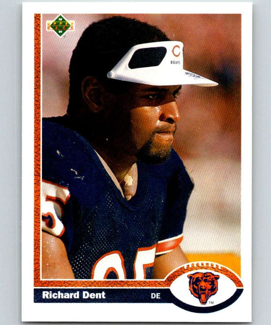 1991 Upper Deck #247 Richard Dent Bears NFL Football Image 1