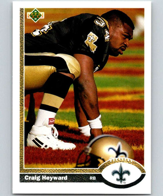 1991 Upper Deck #248 Craig Heyward Saints NFL Football Image 1