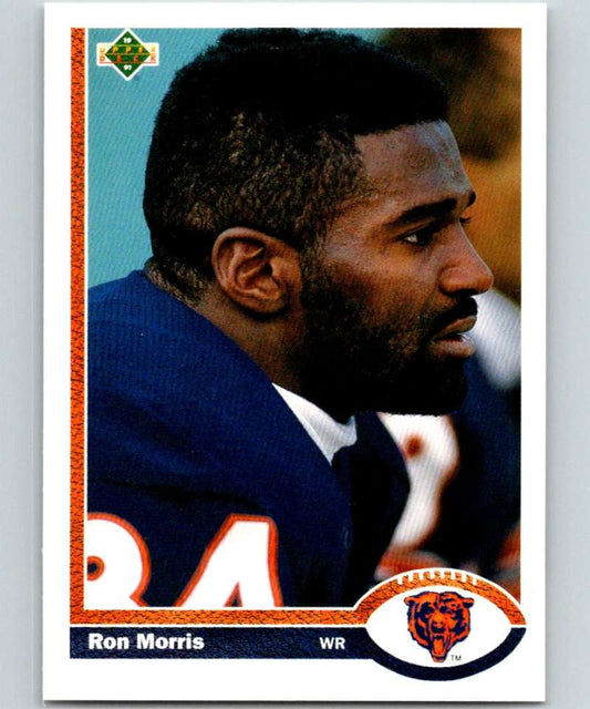 1991 Upper Deck #249 Ron Morris Bears NFL Football Image 1