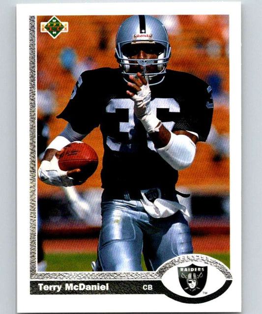 1991 Upper Deck #271 Terry McDaniel LA Raiders NFL Football Image 1