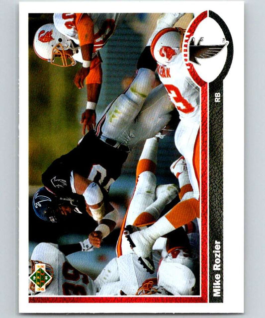 1991 Upper Deck #283 Mike Rozier Falcons NFL Football Image 1