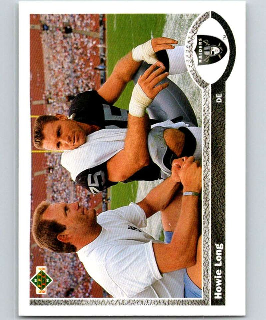1991 Upper Deck #289 Howie Long LA Raiders NFL Football Image 1