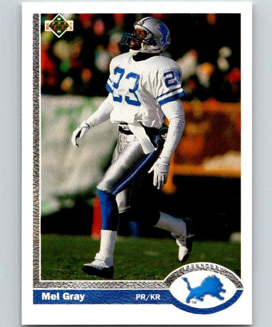 1991 Upper Deck #323 Mel Gray Lions NFL Football Image 1