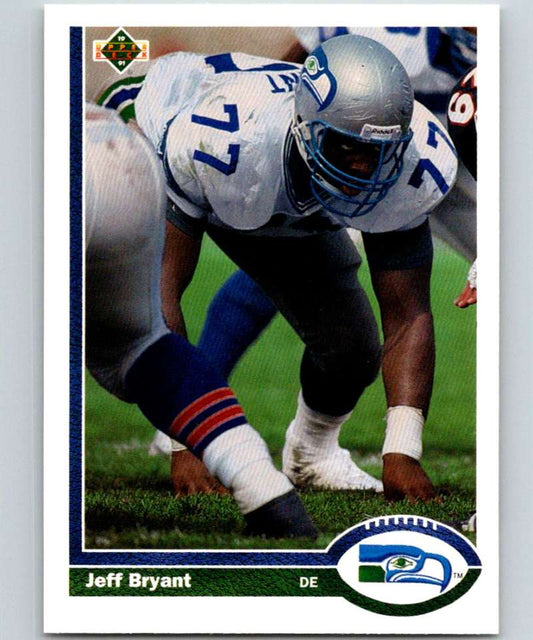 1991 Upper Deck #338 Jeff Bryant Seahawks NFL Football
