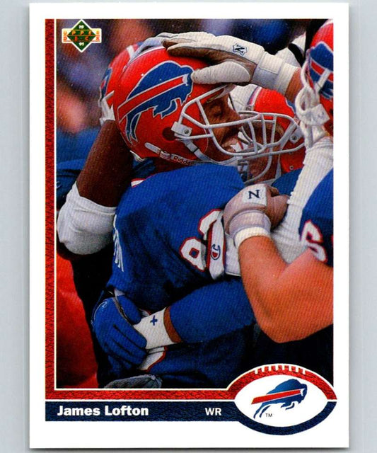 1991 Upper Deck #358 James Lofton Bills NFL Football Image 1
