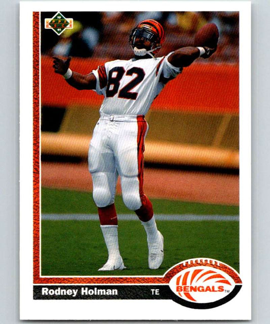 1991 Upper Deck #361 Rodney Holman Bengals NFL Football Image 1